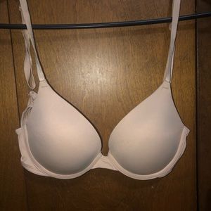 PINK tan push up bra